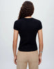 RE/DONE 리던 90S 블랙 로고 비즈 프린트 BABY 반팔 티셔츠