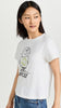 RE/DONE 리던 빈티지 스누피 피넛 리사이클 프린트 클래식 반팔 티셔츠