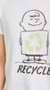 RE/DONE 리던 빈티지 스누피 피넛 리사이클 프린트 클래식 반팔 티셔츠