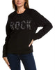 쟈딕앤볼테르 UPPER 블랙 ROCK 카모 비즈 맨투맨 스웨트셔츠