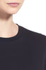 VINCE 빈스 네이비 리틀 보이 라운드넥 슬러브 긴팔 기본 티셔츠