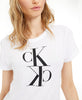 CK 캘빈클라인 진 업다운 로고 프린트 반팔 티셔츠 탑