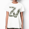 쟈딕앤볼테르 ZOE 크림 ZV 블라종 로고 프린트 반팔 티셔츠 탑