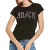 쟈딕앤볼테르 SKINNY 블랙 ROCK 플래쉬 비즈 반팔 티셔츠