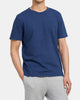 THEORY 띠어리 남성 데님 블루 에센셜 코튼 라운드넥 반팔 티셔츠