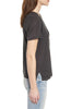 커런트 엘리엇 /두가지 컬러/ 드랍 포켓 니트 반팔 티셔츠 탑