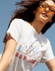 RE/DONE 리던 뉴욕 스카이라인 프린트 클래식 반팔 티셔츠