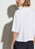 VINCE 빈스 2컬러 와이드 슬리브 반팔 루즈핏 크롭 박시 티셔츠