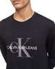 캘빈클라인 JEANS 남성 모노그램 로고 긴팔 라운드넥 기본 티셔츠