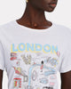 RE/DONE 리던 클래식 런던 스트릿 프린트 반팔 라운드넥 티셔츠