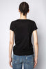 쟈딕앤볼테르 Tunisien 블랙 카모 스컬 비즈 헨리 반팔 티셔츠