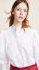 DVF 다이앤 본 퍼스텐버그 화이트 핀턱 블라우스 셔츠