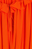 초특가) 마이클 코어스 컬렉션 오렌지 러플 게더 플레어 볼륨 실크 원피스 4