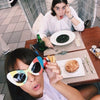 JEREMY SCOTT 제레미 스캇 + 린다 패로우 TV BAR 캣츠 아이 선글라스