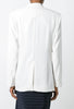 정리 세일) DKNY pure 화이트 크레이프 테일러 카라 빅 포켓 원 버튼 블레이져 자켓