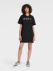 DKNY 블랙 스네이크 로고 프린트 후드 맨투맨 티셔츠 원피스